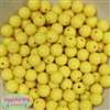 12mm Yellow  Acrylic Bubblegum Beads