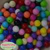 14mm Color Mix Solid Bubblegum Beads Bulk