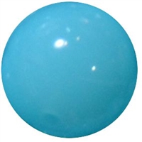 14mm Neon Sky Blue Solid Acrylic Bead