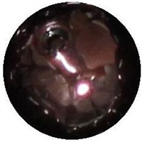 14mm Cocoa Brown Faux Pearl Acrylic Beads 2mm holes