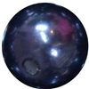14mm Navy Blue Faux Pearl Bubblegum Beads