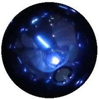 14mm Royal Blue Faux Pearl Bubblegum Bead