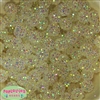 14mm Clear Rhinestone Bubblegum Beads