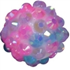 14mm Easter Confetti Rhinestone Bubblegum Beads