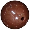 14mm Brown Acrylic Bubblegum Bead