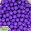 14mm Medium Purple Acrylic Bubblegum Beads