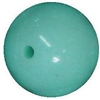 14mm Mint Acrylic Bubblegum Beads