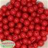 14mm Red Acrylic Bubblegum Beads