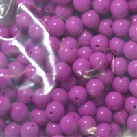 14mm Hot Pink Acrylic Bubblegum Beads Bulk