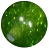 16mm Clear Green Glitter Acrylic Gumball Bead