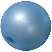 16mm Baby Blue Matte Acrylic Bubblegum Bead