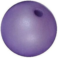 16mm Lavender Matte Acrylic Bubblegum Bead