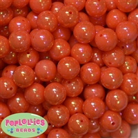 16mm Orange Miracle Beads 20pc