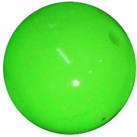 16mm Neon Lime Solid Bead