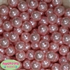 Bulk 16mm Baby Pink Pearl Beads 100pc