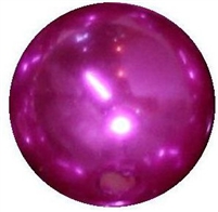 16mm Bright Pink Pearl Bead