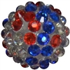 16mm USA Confetti  Rhinestone Beads