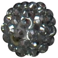 16mm Silver Metallic Rhinestone Beads