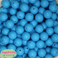 16mm Blue Acrylic Bubblegum Beads Bulk