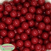 16mm Burgundy Acrylic Bubblegum Beads Bulk