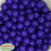 16mm Dark Purple Acrylic Bubblegum Beads