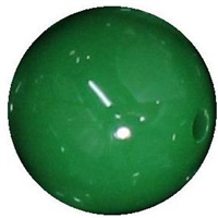 16mm Emerald Green Acrylic Bubblegum Beads