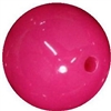 16mm Hot Pink Acrylic Bubblegum Beads