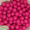 16mm Hot Pink  Acrylic Bubblegum Beads
