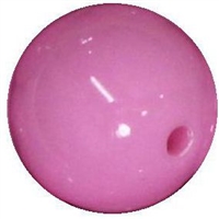 16mm Pink Acrylic Bubblegum Beads