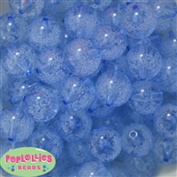 20mm Baby Blue Fizzy Bubblegum Bead