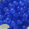 20mm Royal Blue Fizzy Bubblegum Bead