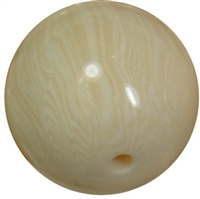 20mm Cream Flannel Bubblegum Bead