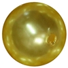 24mm Yellow Faux Pearl Bubblegum Beads