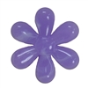 35mm Marbled Lavender Flower Bead