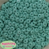 4mm Turquoise Acrylic Donut Shape Spacers 50pc