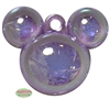 Lavender Acrylic Mouse Pendant with Iridescent Miracle Finish