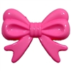 45mm Pink Bow Bubblegum Beads