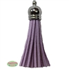 50mm Lavender Leather Look Tassel