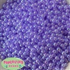 6mm  Lavender AB shiny coated Clear Spacer Beads 50