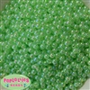 6mm AB shiny coated Clear Lime Green Spacer Beads 50pc