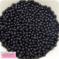 6mm Black Pearl Spacer Beads