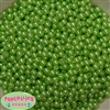 6mm Lime Pearl Spacer Beads