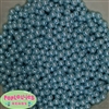 6mm Light Blue Pearl Spacer Beads