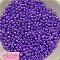 6mm Purple Pearl Spacer Beads