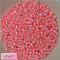 6mm Shell Pink Pearl Spacer Beads