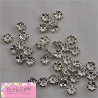 8mm Rhinestone Rondelles 100pc