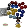 Snow White Enamel Pendant Necklace DIY Kit