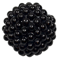 20mm Black Berry Acrylic Bubblegum Beads