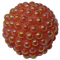 20mm Coral Berry Acrylic Bubblegum Beads