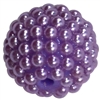 20mm Lavender Berry Acrylic Bubblegum Beads